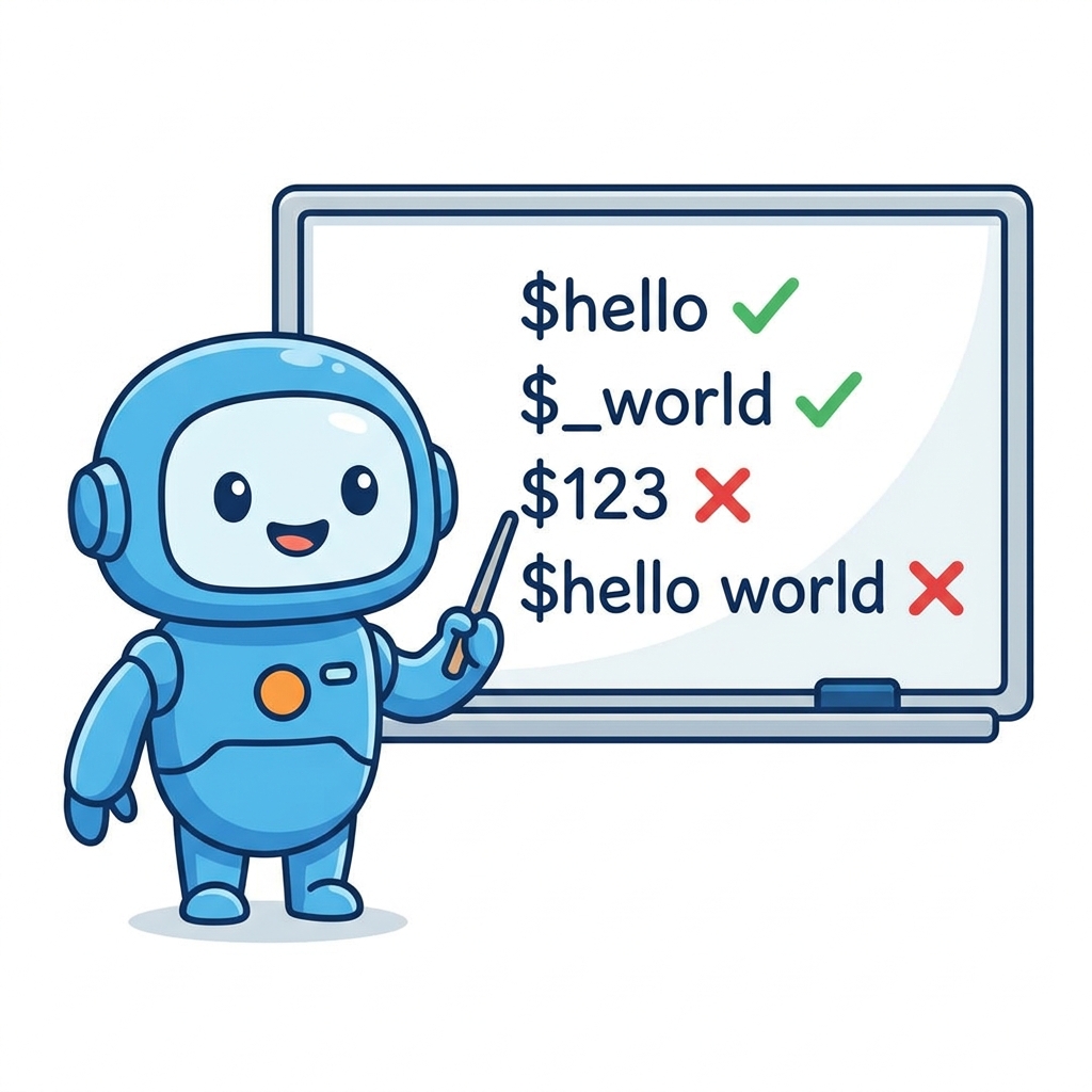 Variable Naming Rules Cartoon